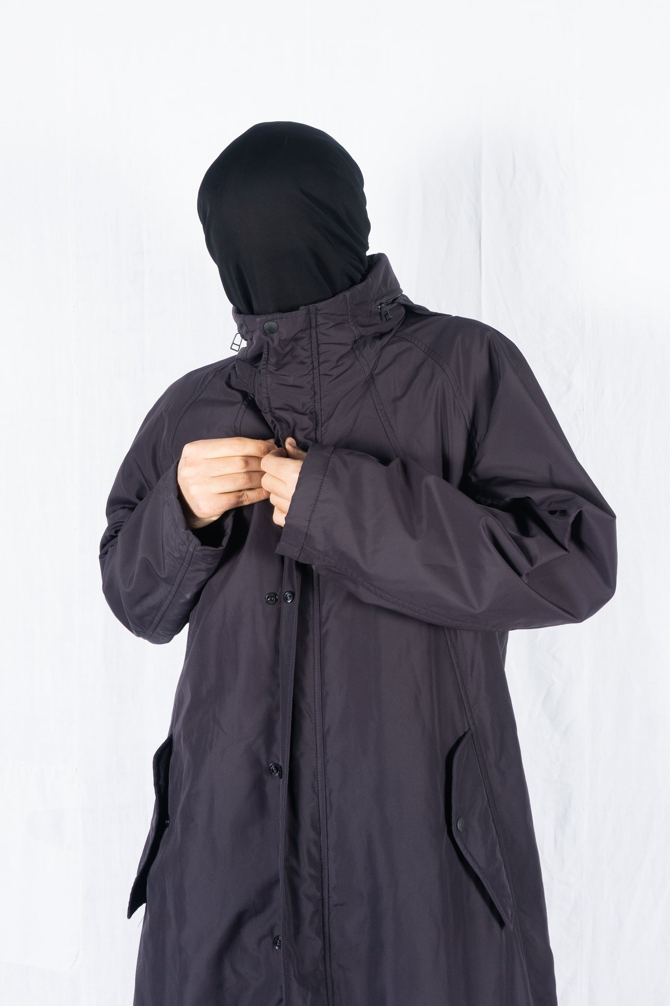 Issey Miyake Men AW05 parachute coat – side view | Recente Studio