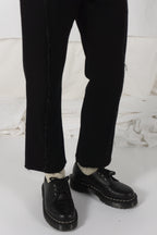 Comme des Garçons Homme Plus A/W 2002 wool strip pants – strip detail | Recente Studio