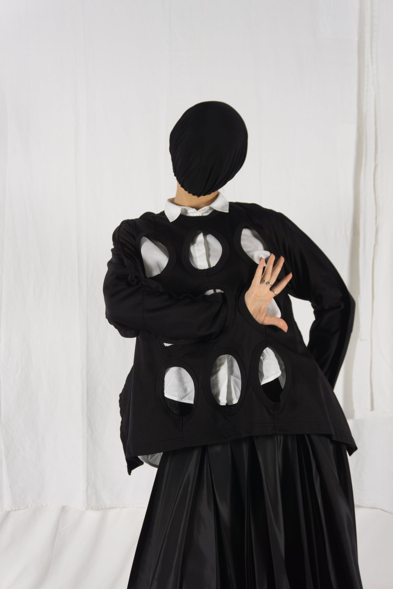 Comme des Garçons S/S 2014 holes sweater – side view | Recente Studio