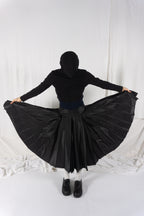 Junya Watanabe A/W 1999 pleated skirt – side view | Recente Studio