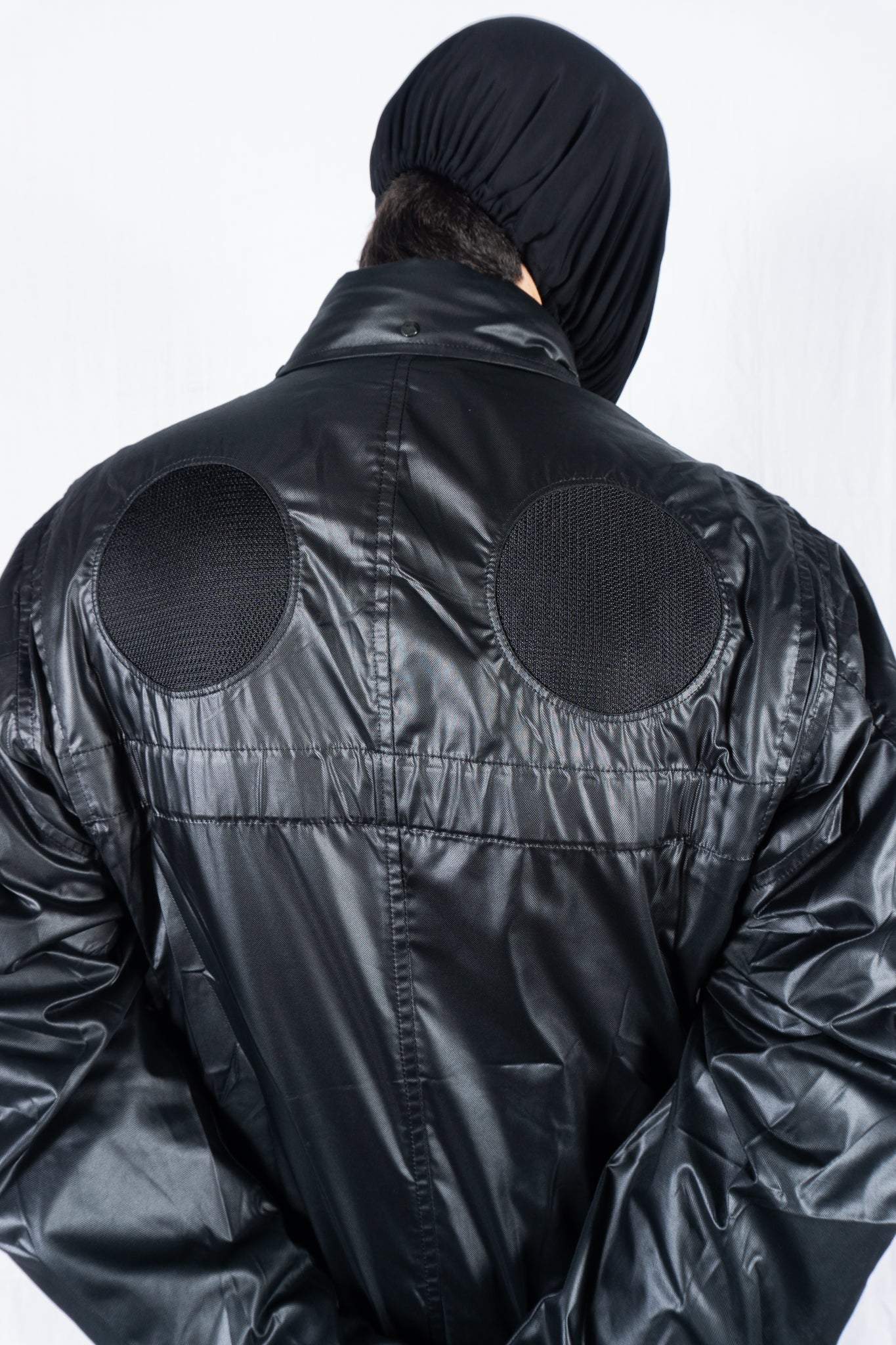 Issey Miyake Men 2000s technical jacket – mesh detail | Recente Studio