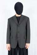 Comme des Garçons Homme Plus A/W 1990 lapel jacket – front view | Recente Studio
