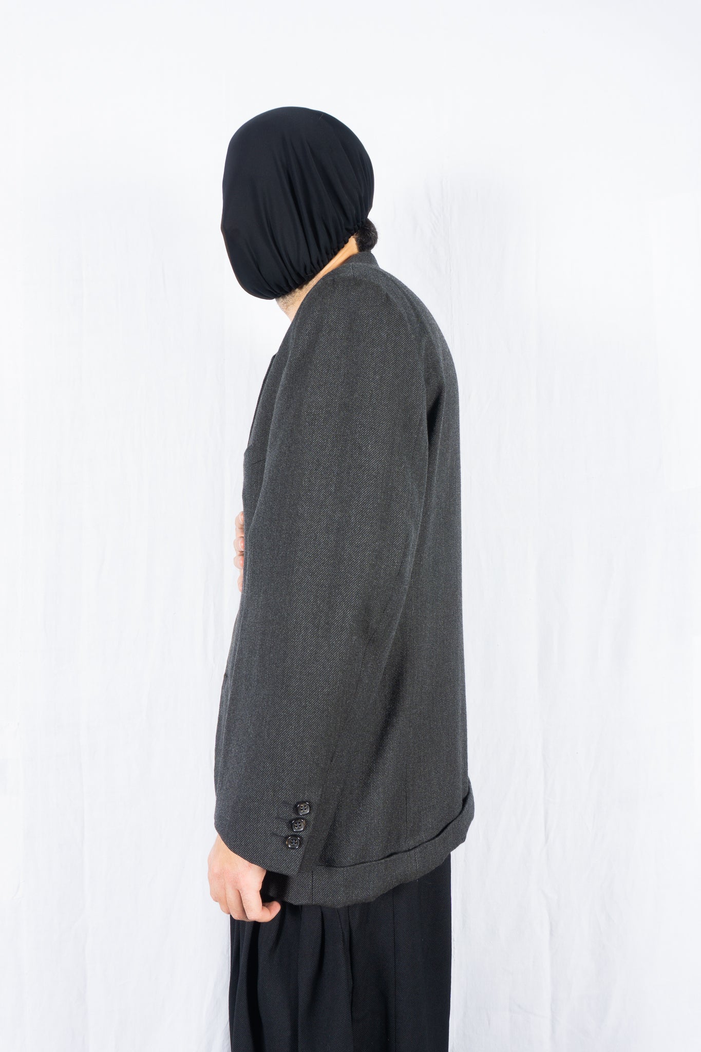 Comme des Garçons Homme Plus A/W 1990 lapel jacket – collar detail | Recente Studio