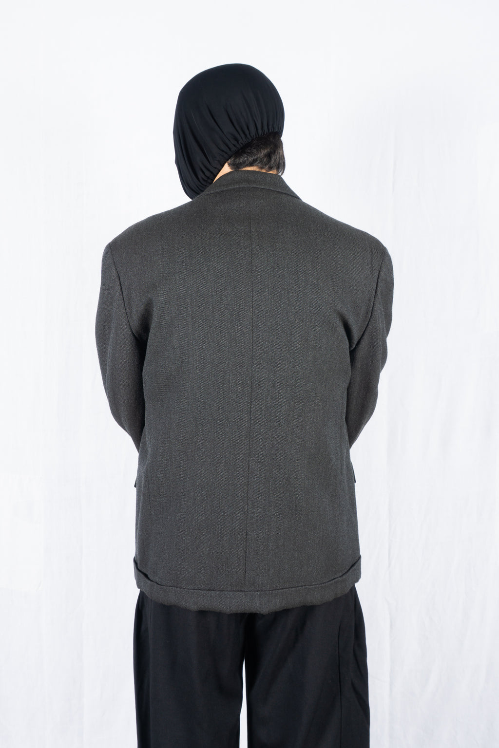 Comme des Garçons Homme Plus A/W 1990 lapel jacket – side view | Recente Studio