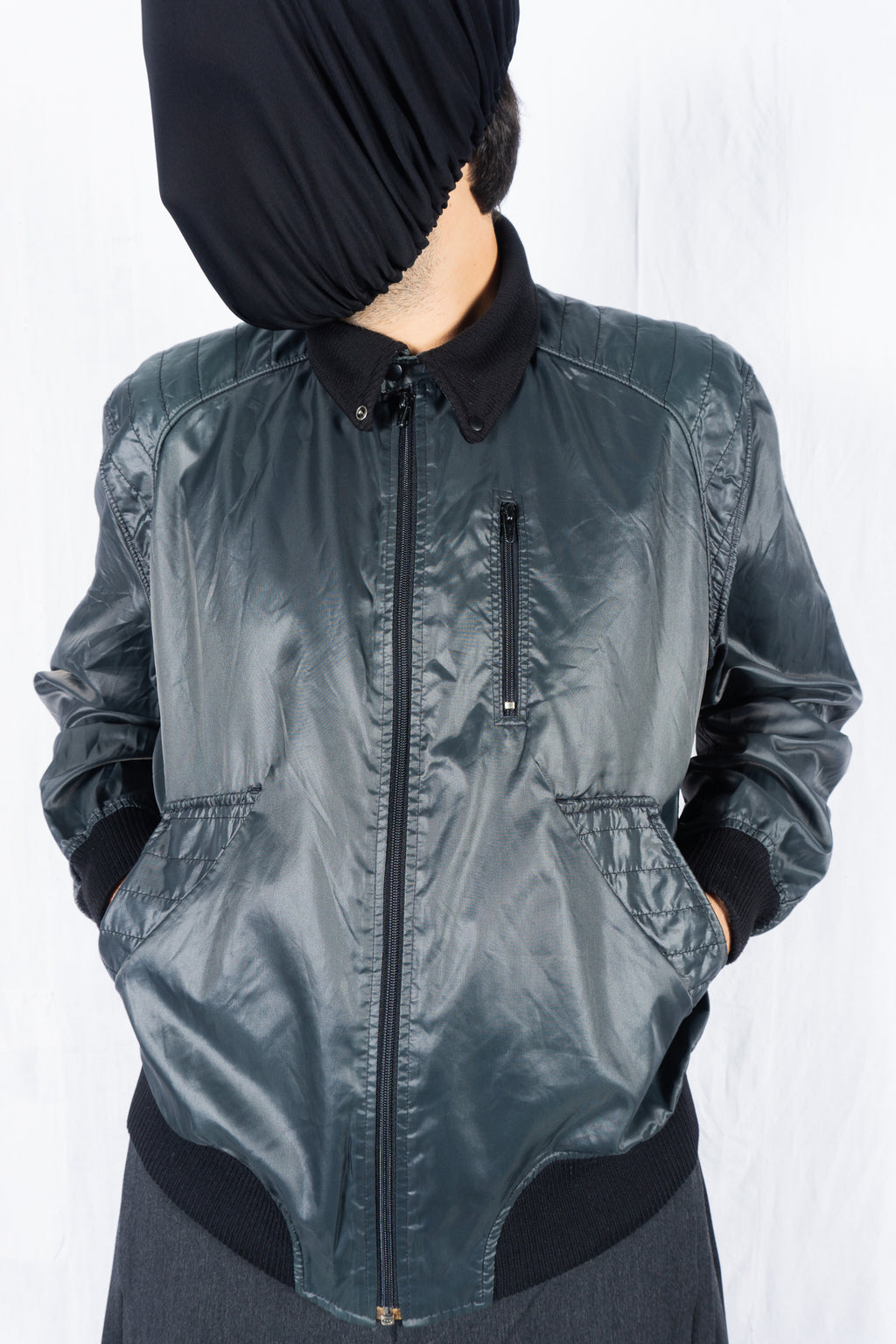 Skyline Issey Miyake Design Studio 1983 racing jacket – open front | Recente Studio