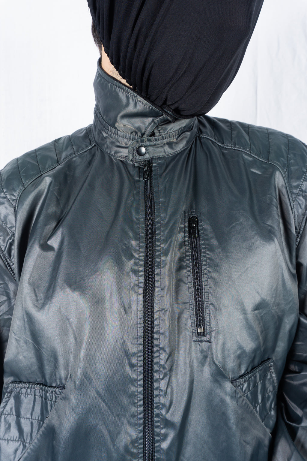 Skyline Issey Miyake Design Studio 1983 racing jacket – side view | Recente Studio