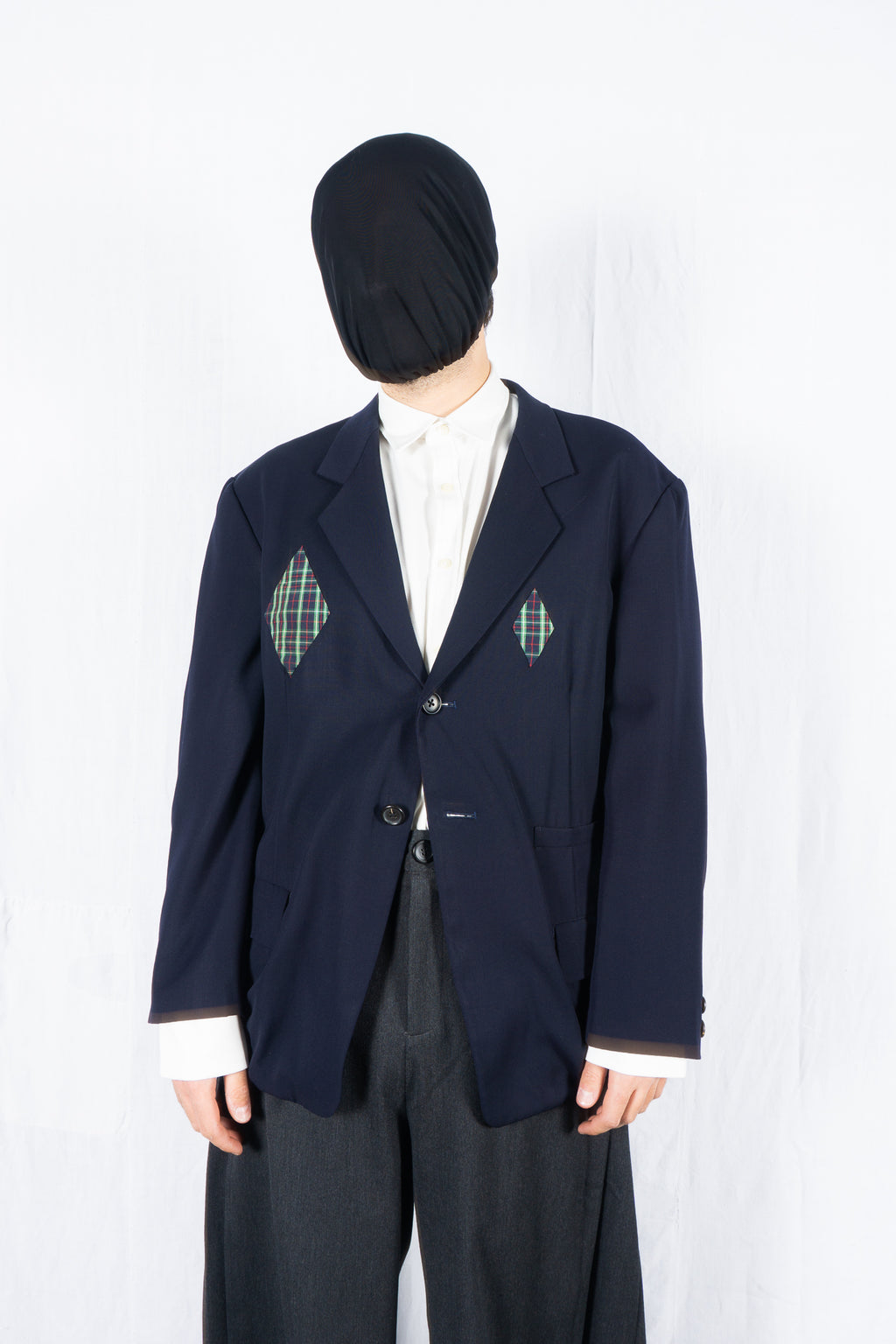 Yohji Yamamoto Pour Homme SS88 patched jacket – back view | Recente Studio