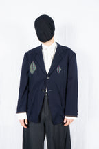 Yohji Yamamoto Pour Homme SS88 patched jacket – back view | Recente Studio
