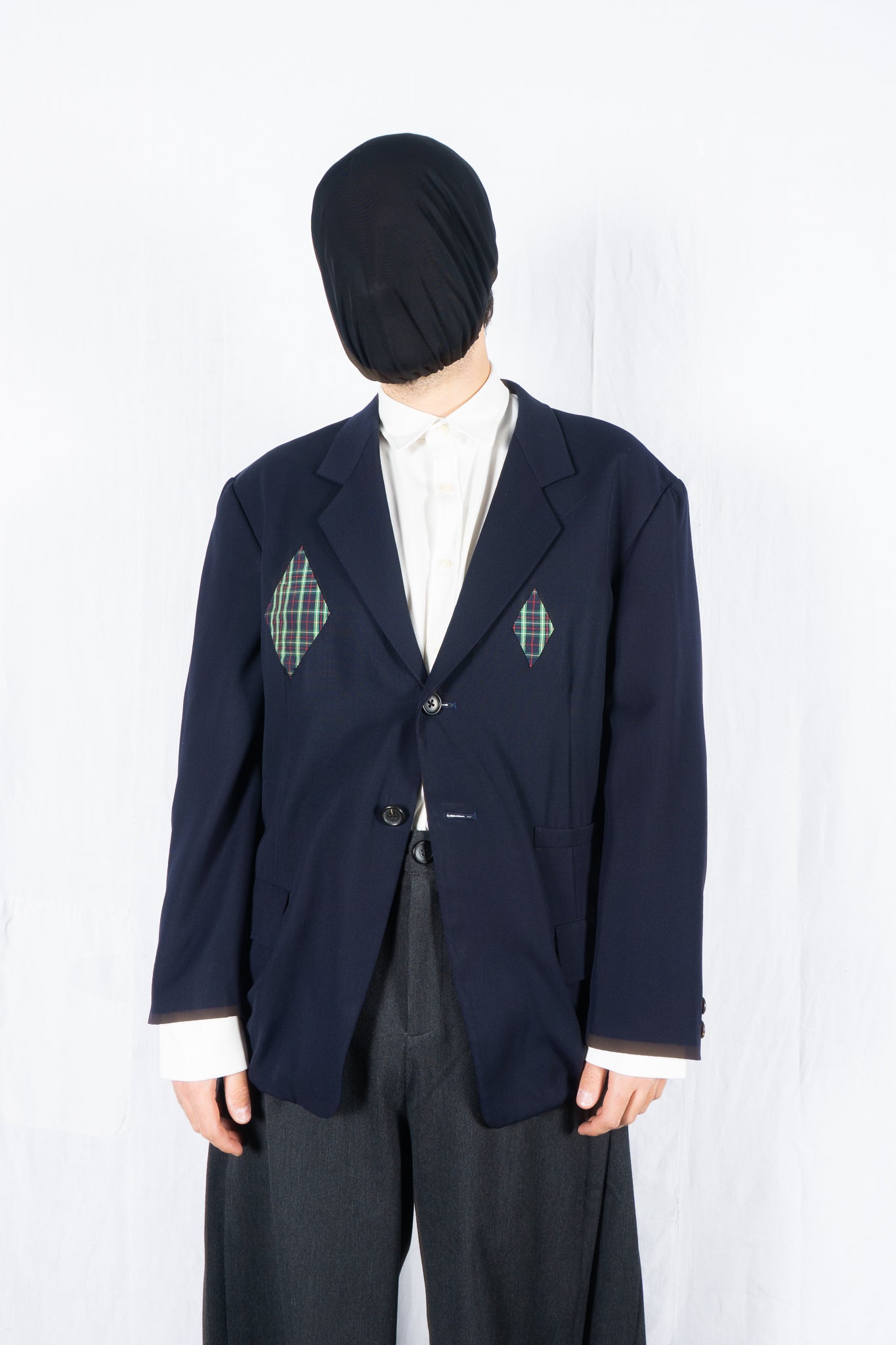 Yohji Yamamoto Pour Homme SS88 patched jacket – back view | Recente Studio