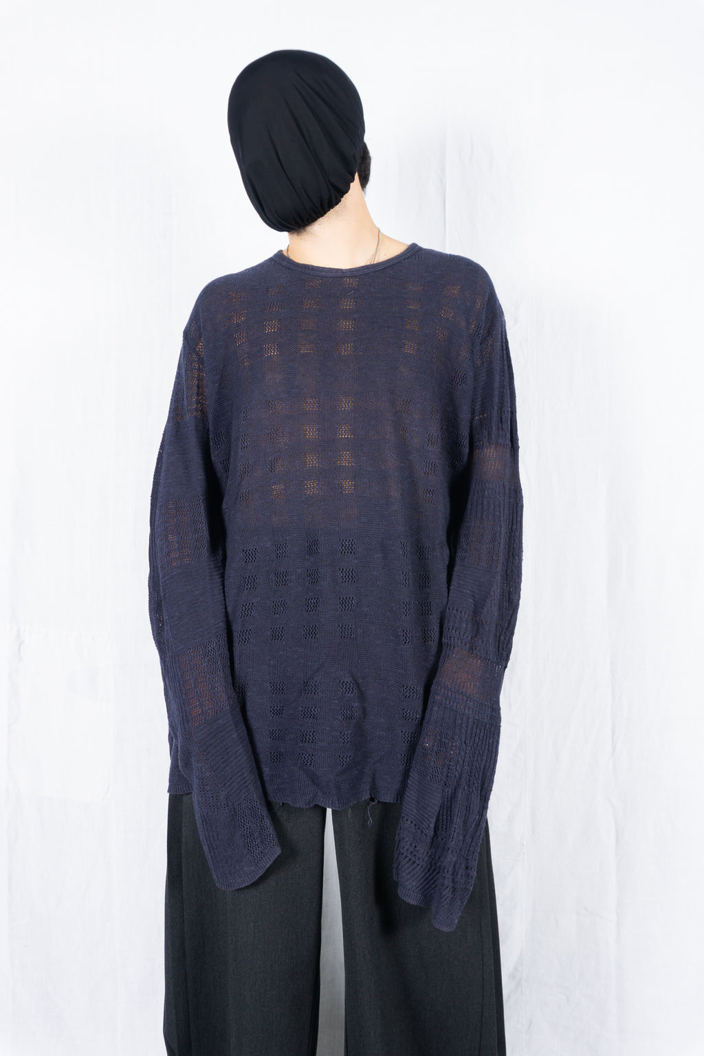 Yohji Yamamoto Pour Homme 1990s distressed jumper – front view | Recente Studio