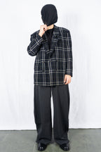 Comme des Garçons Homme Plus S/S 1988 checkered jacket – side view | Recente Studio