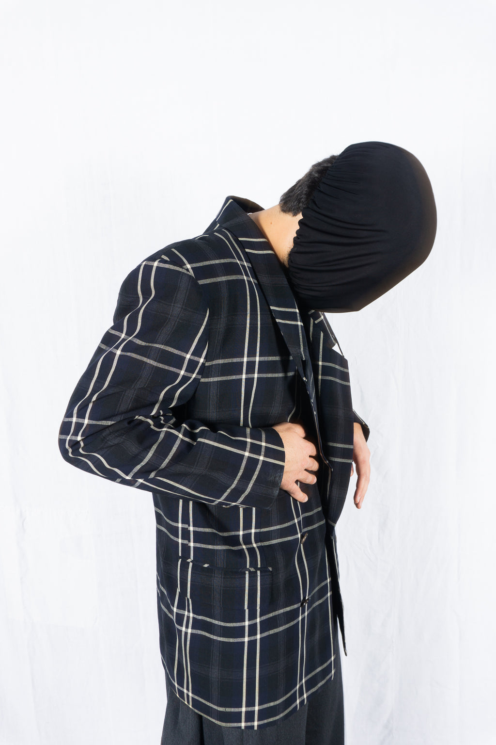 Comme des Garçons Homme Plus SS88 checkered jacket – back view | Recente Studio