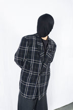 Comme des Garçons Homme Plus S/S 1988 checkered jacket – open front | Recente Studio