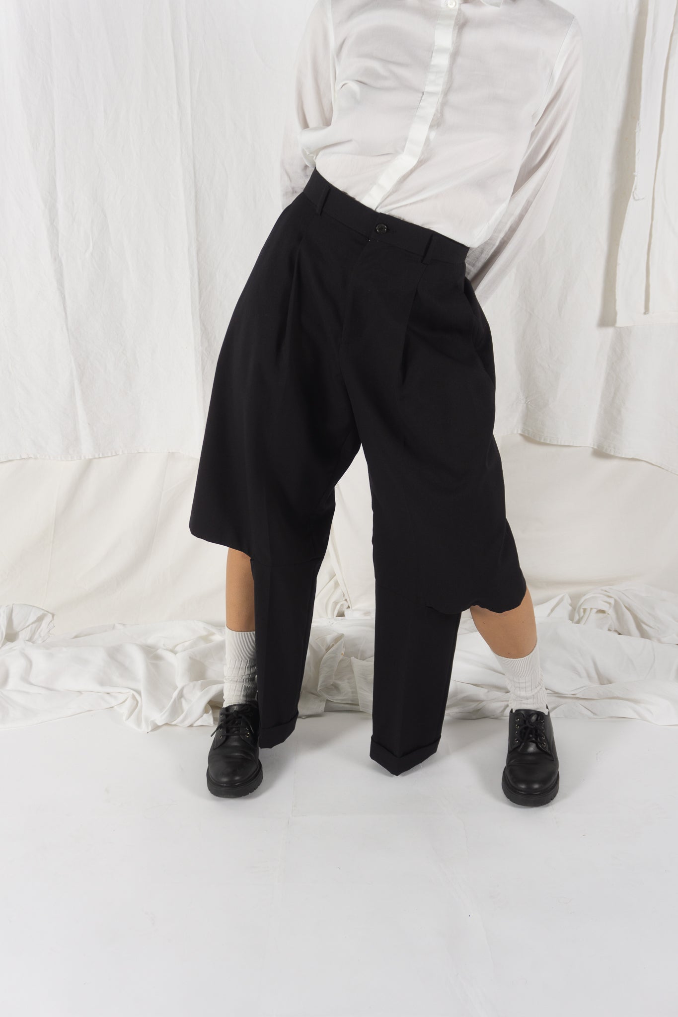 Noir Kei Ninomiya A/W 2023 cut pants – full length | Recente Studio