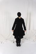 Comme des Garçons A/W 2008 embossed flowers coat – front view | Recente Studio