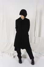 Comme des Garçons AW08 embossed flowers coat – close-up | Recente Studio