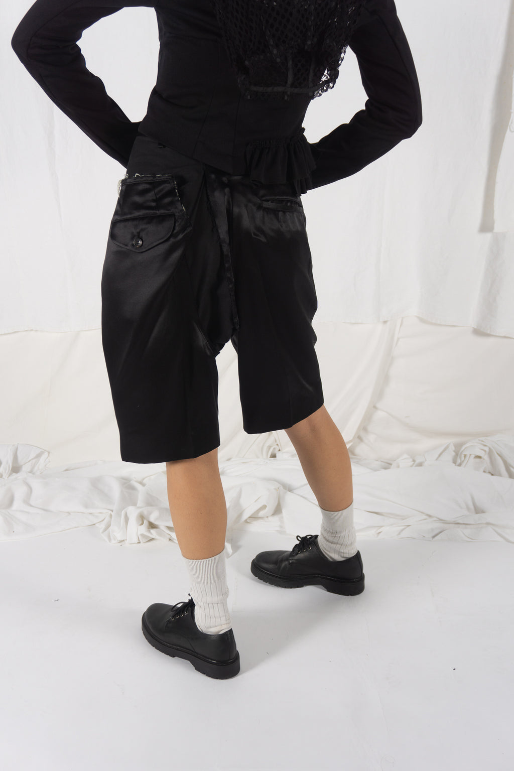 Comme des Garçons S/S 2007 asymmetric shorts – full length | Recente Studio