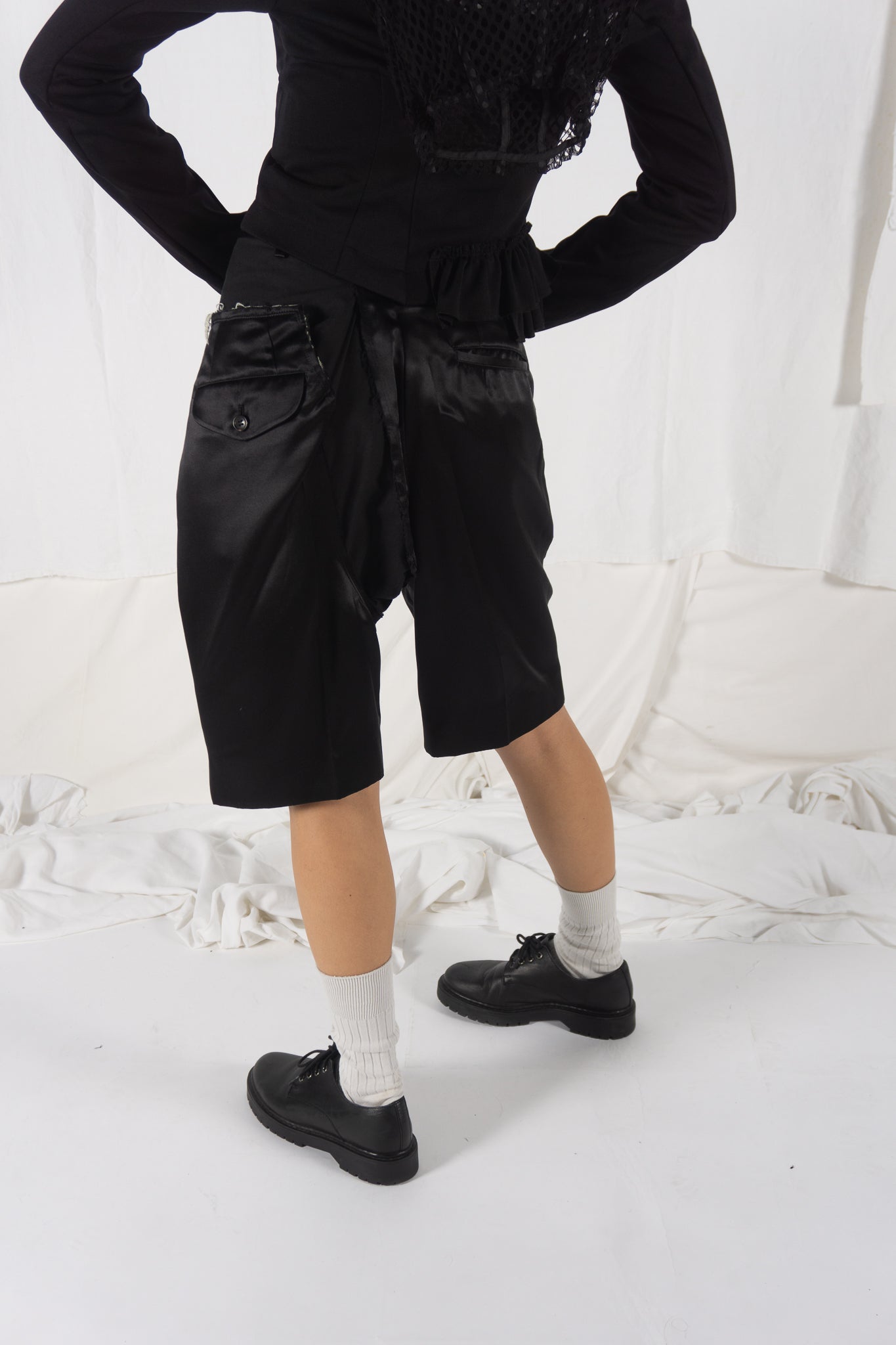 Comme des Garçons S/S 2007 asymmetric shorts – full length | Recente Studio