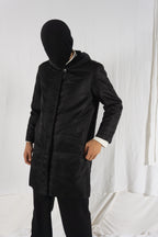 Issey Miyake A/W 2012 double layer parka coat – side view | Recente Studio