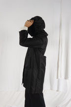 Issey Miyake AW12 double layer parka coat – detail view | Recente Studio