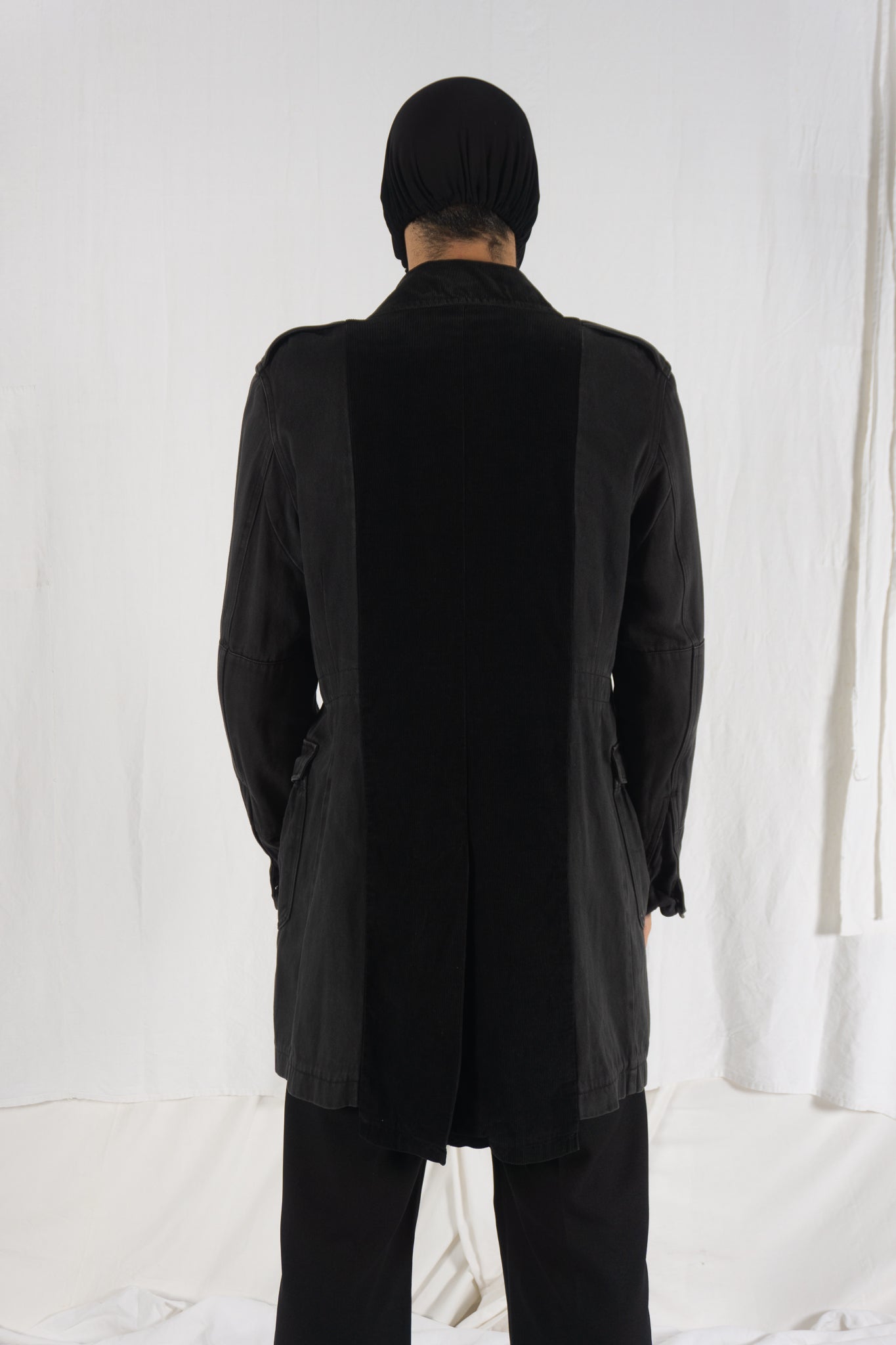 Maison Mihara Yasuhiro 2000s remake coat jacket – detail view | Recente Studio