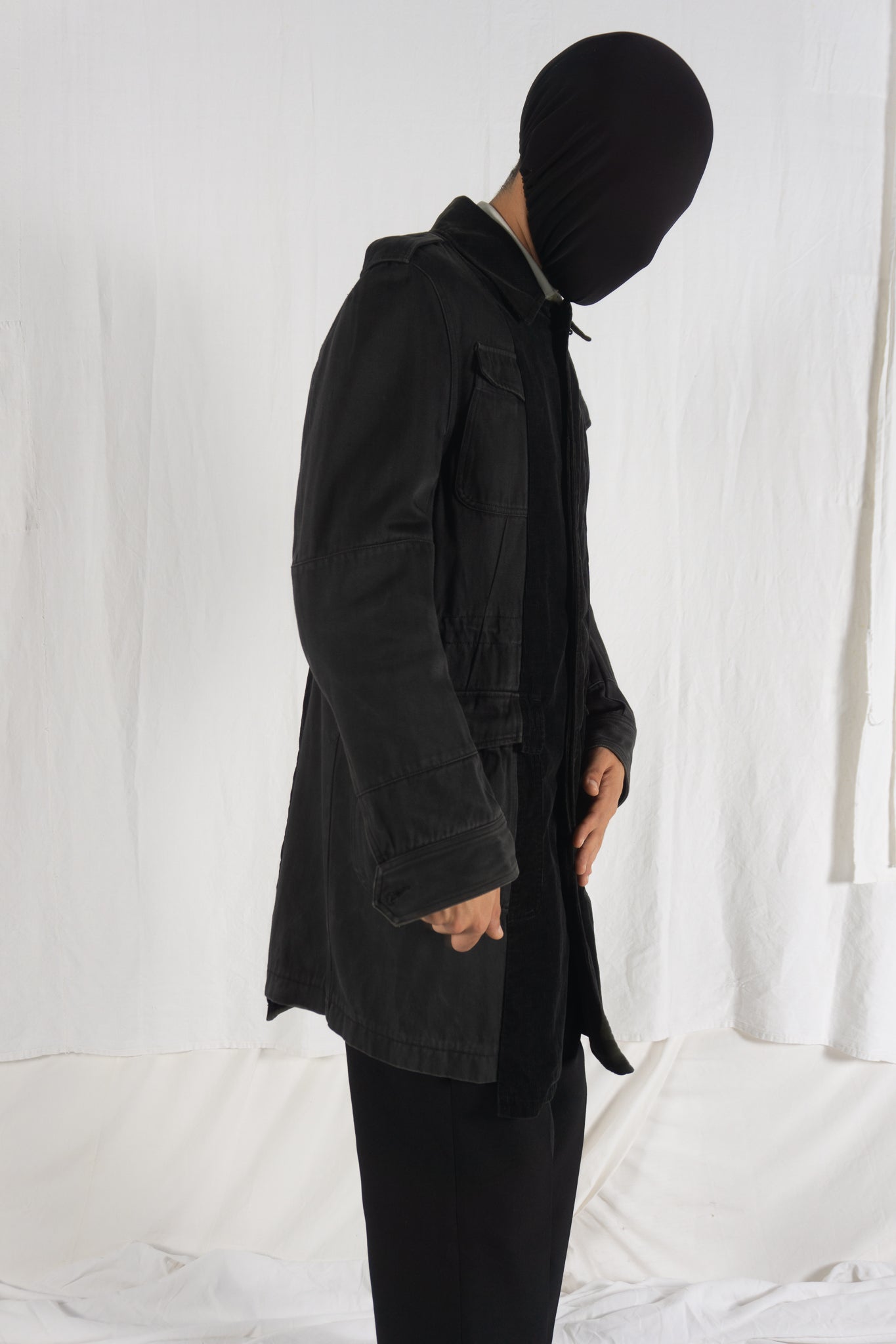 Maison Mihara Yasuhiro 2000s remake coat jacket – back view | Recente Studio