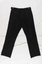 Comme des Garçons Homme Plus A/W 2002 wool strip pants – front view | Recente Studio