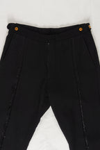 Comme des Garçons Homme Plus A/W 2002 wool strip pants – back view | Recente Studio