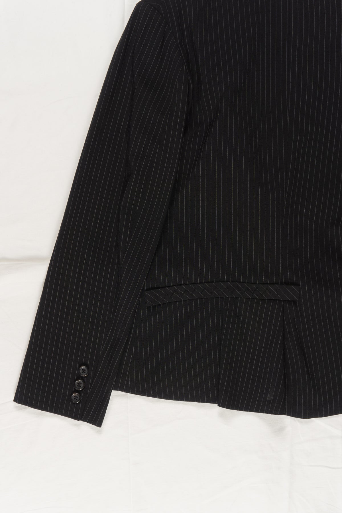 Yohji Yamamoto AW13 jacket – pinstripe detail | Recente Studio