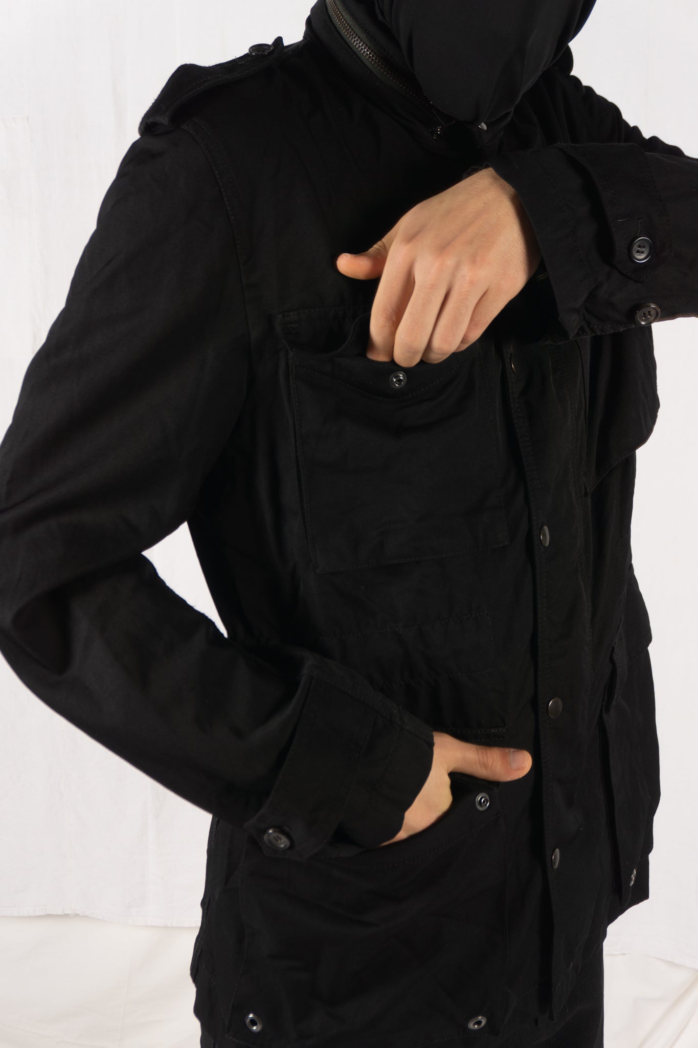 Comme des Garçons Homme SS08 jacket – pocket detail | Recente Studio