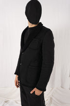 Comme des Garçons Homme AW06 jacket – collar detail | Recente Studio