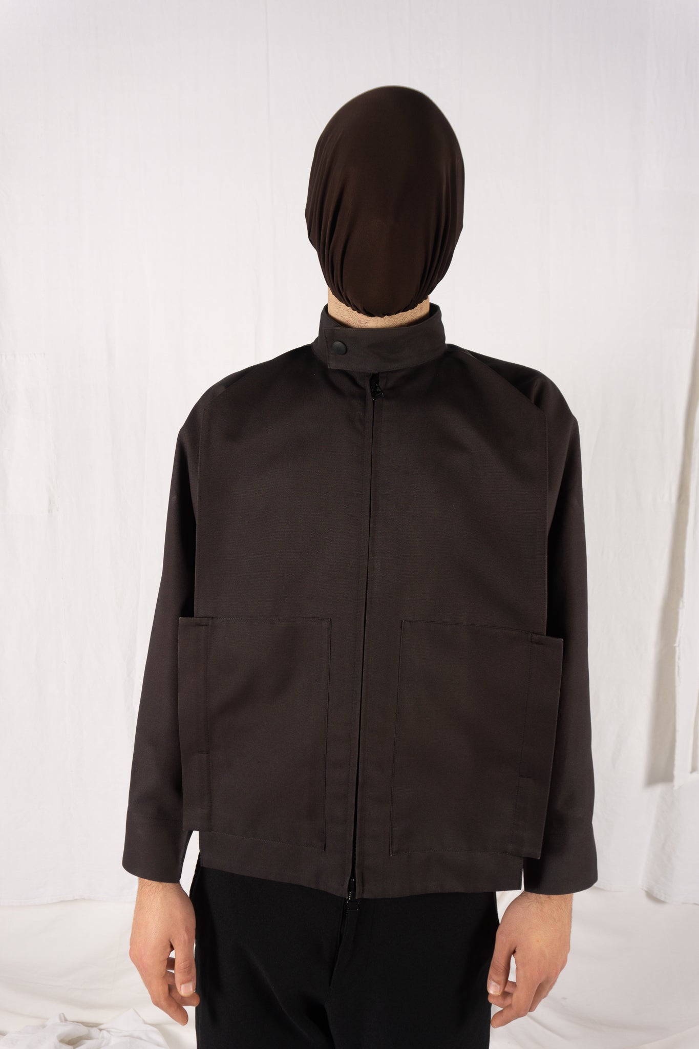 132.5 Issey Miyake AW19 jacket – back view | Recente Studio
