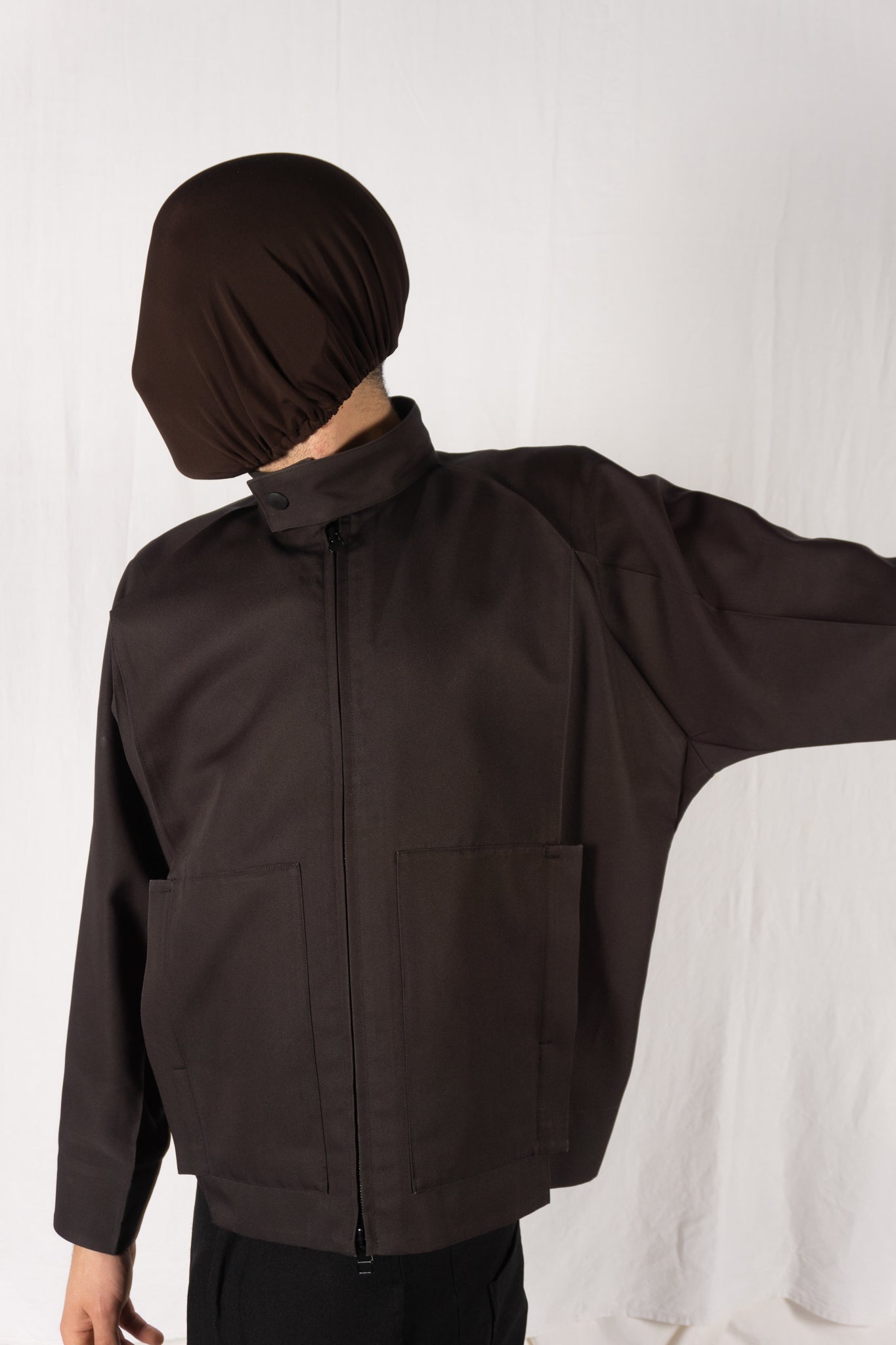132.5 Issey Miyake A/W 2019 jacket – front view | Recente Studio