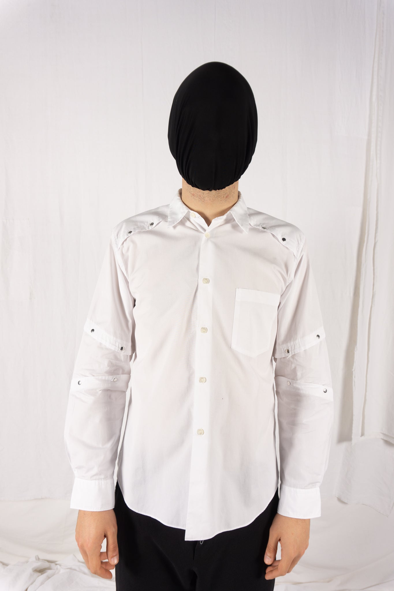 Comme des Garçons Homme Plus A/W 2016 studded shirt – front view | Recente Studio