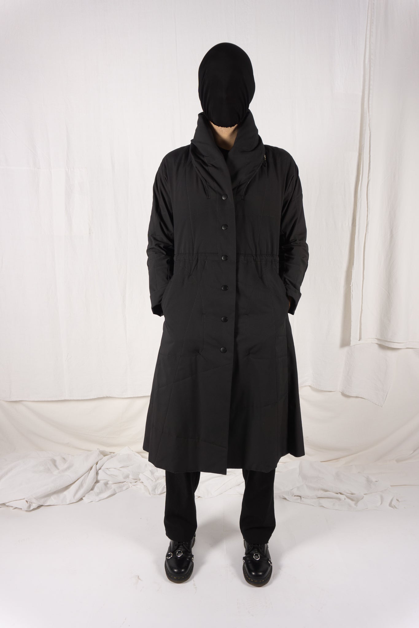 Issey Miyake Pleats Please A/W 2016 coat – front view | Recente Studio