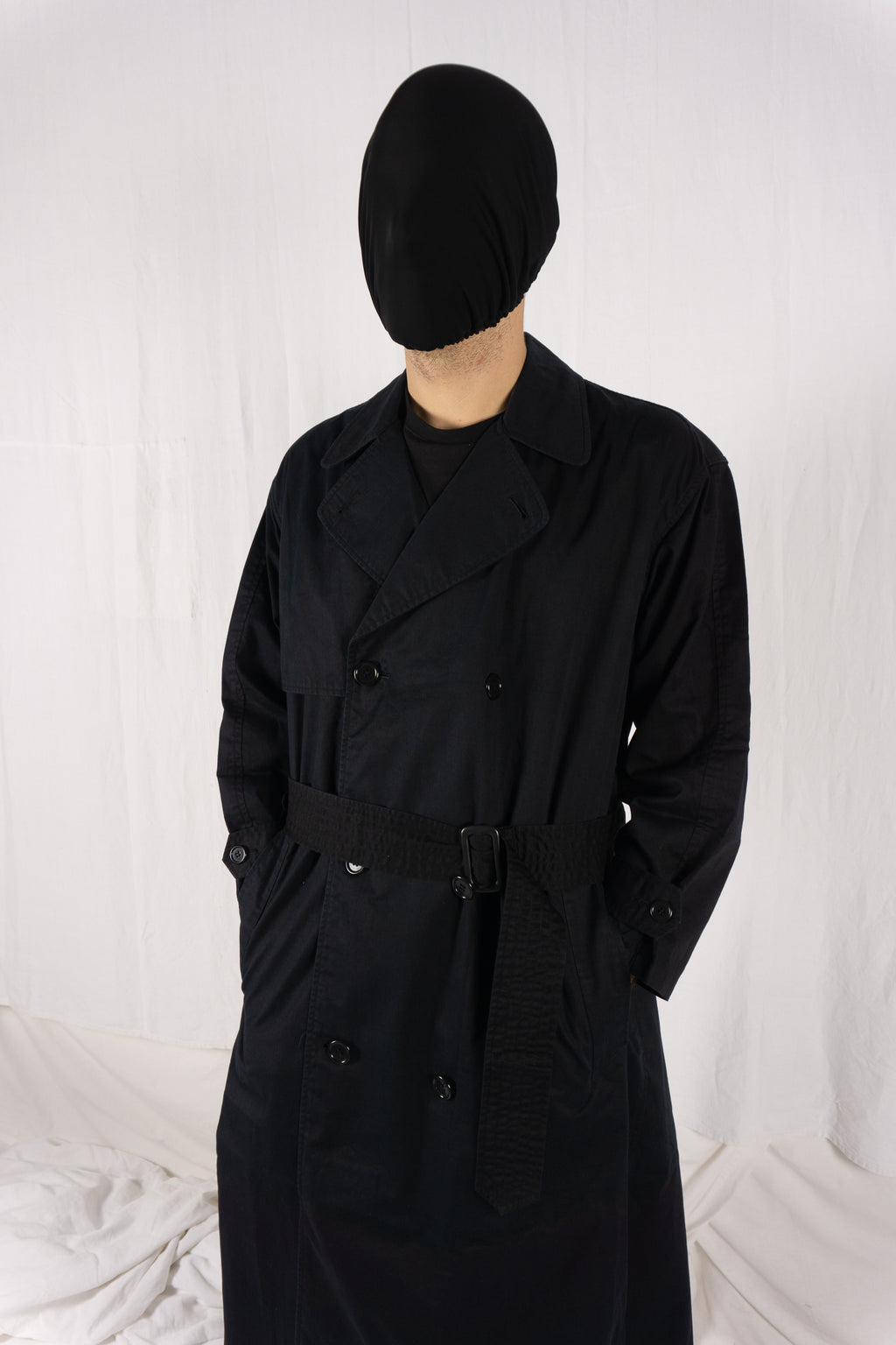 Issey Miyake Sport 1990s trench – back view | Recente Studio