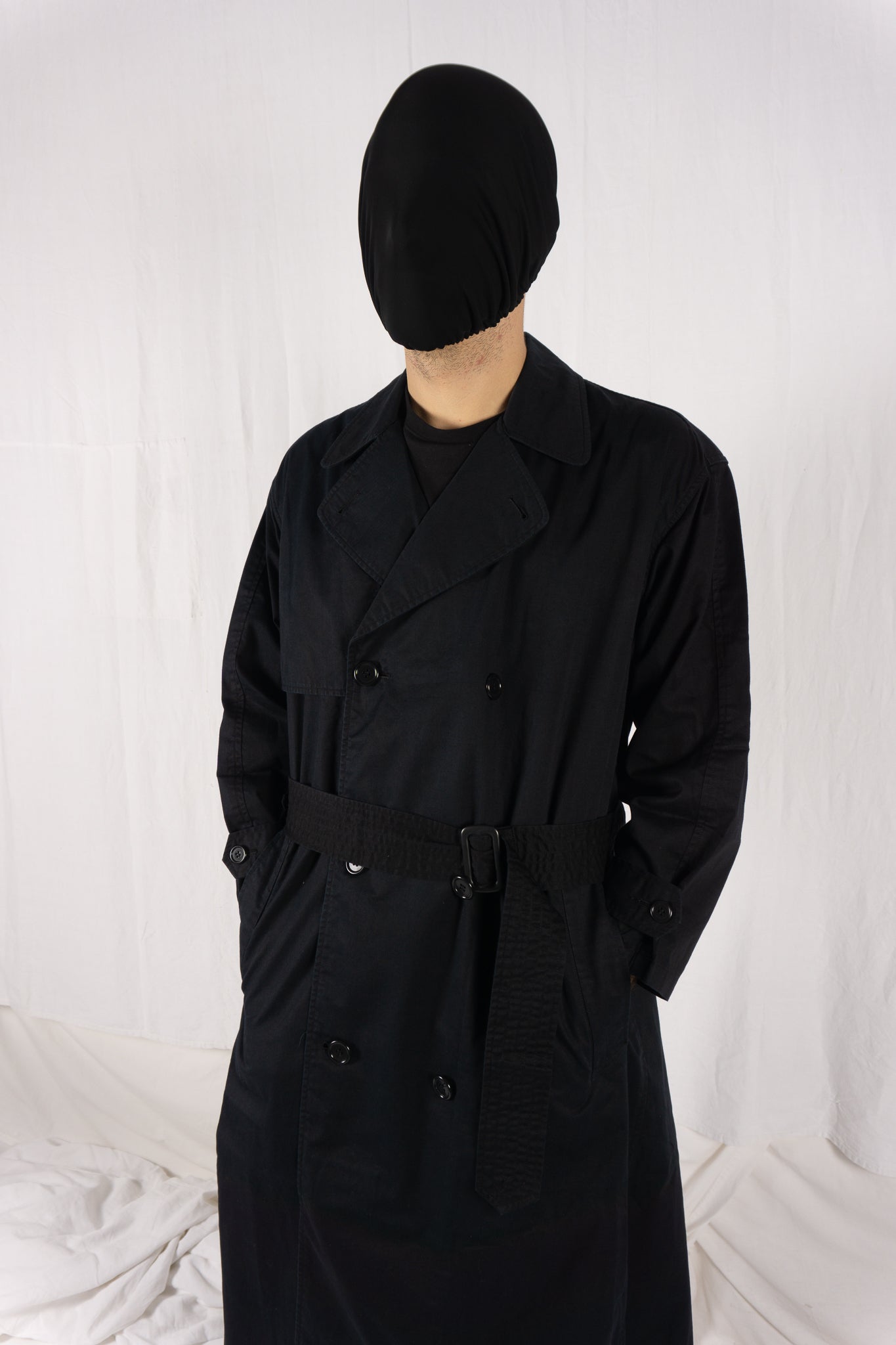 Issey Miyake Sport 1990s trench – back view | Recente Studio