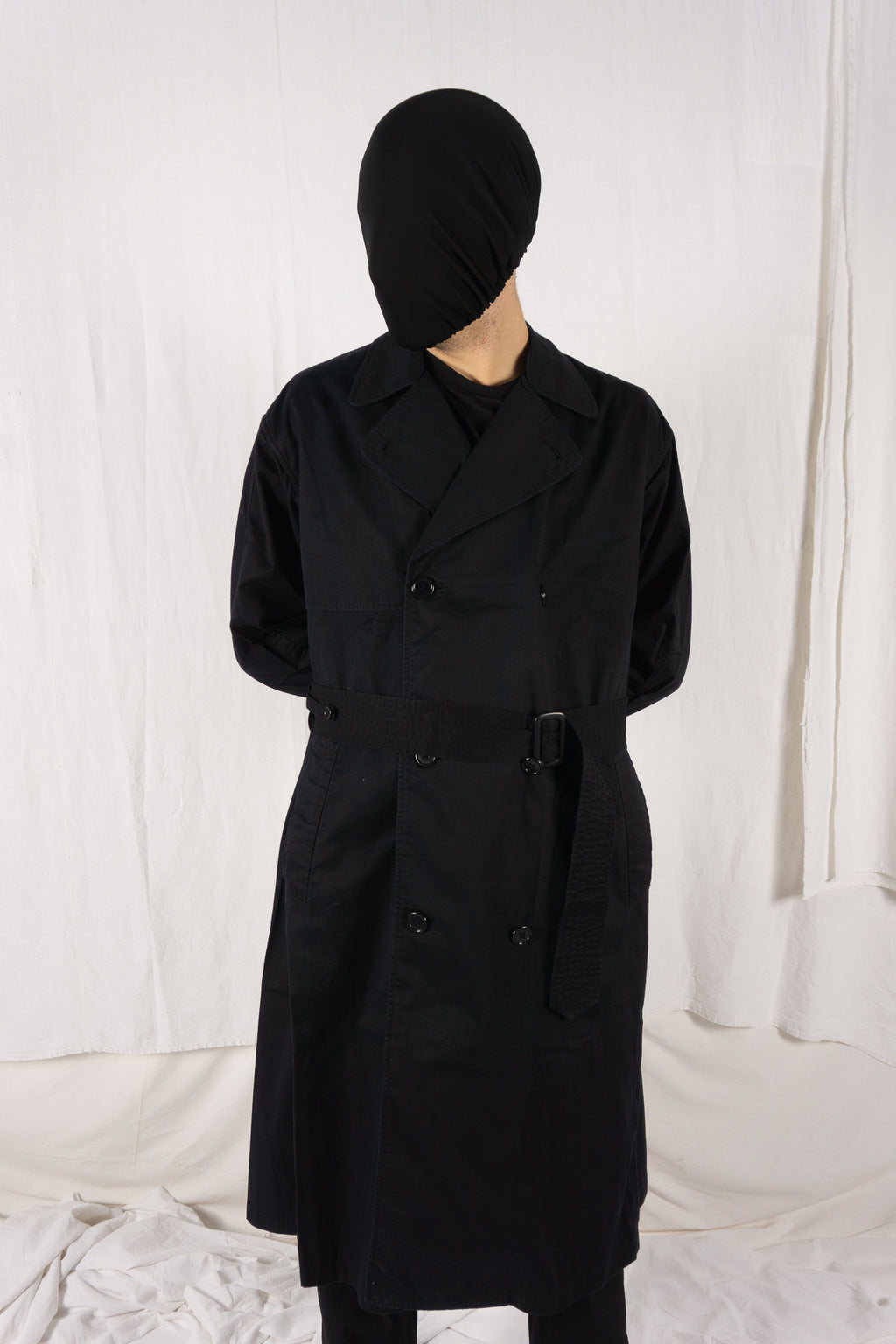 Issey Miyake Sport 1990s trench – front view | Recente Studio