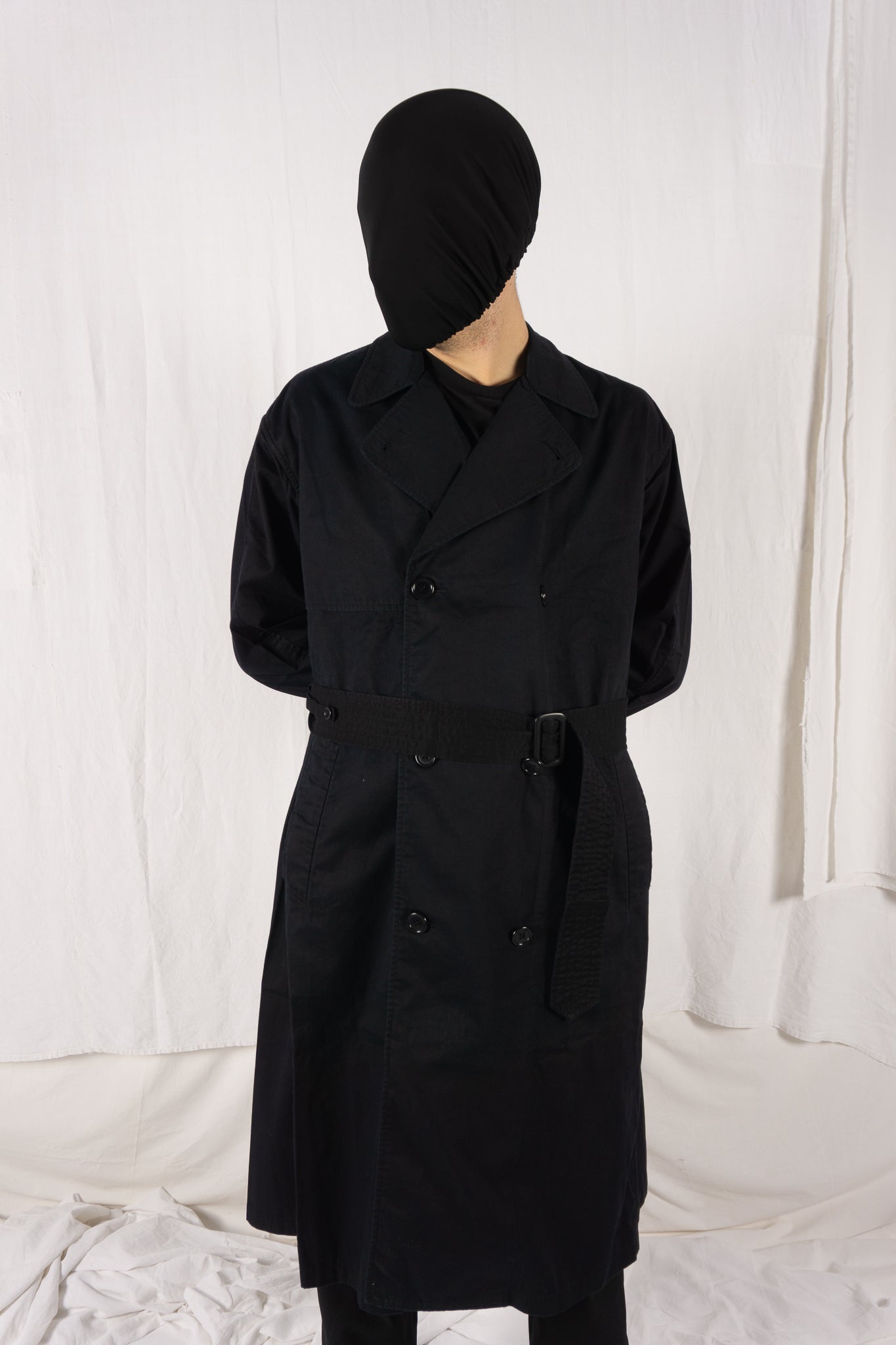 Issey Miyake Sport 1990s trench – front view | Recente Studio