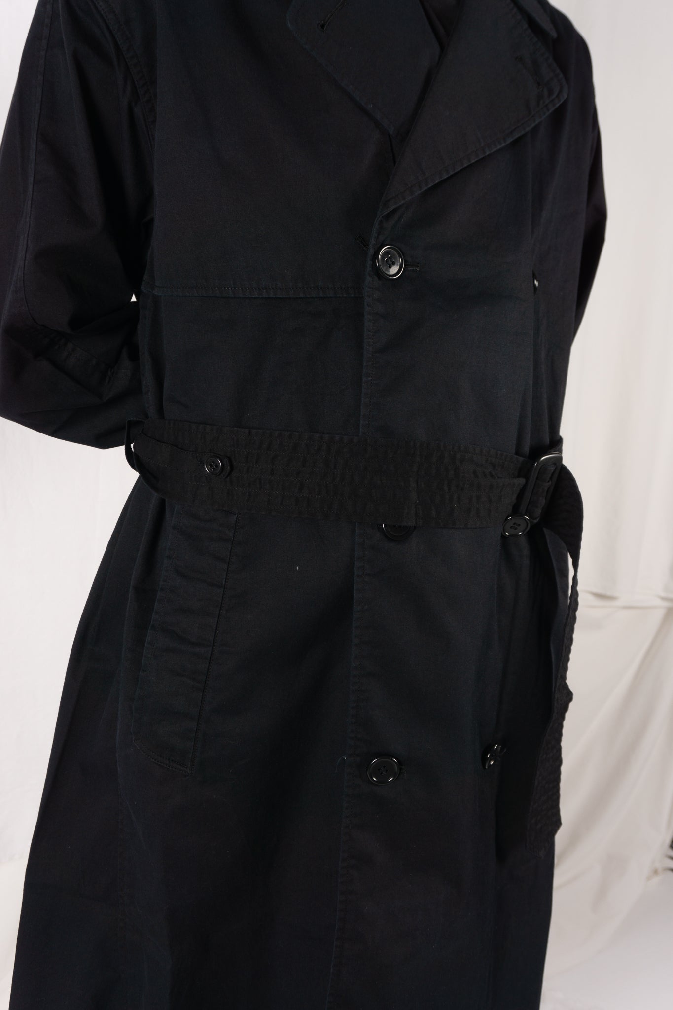 Issey Miyake Sport 1990s trench – side view | Recente Studio