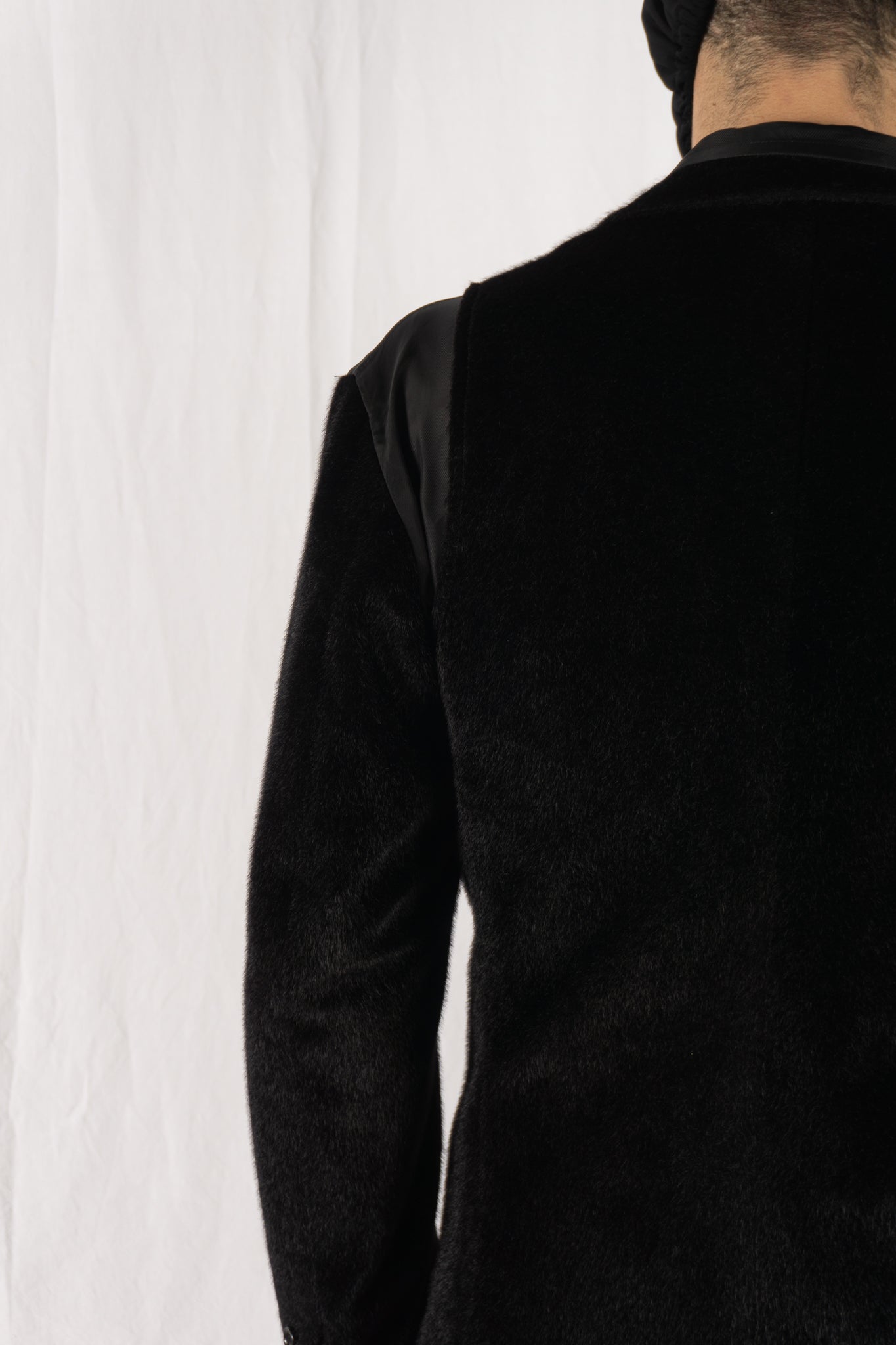 Comme des Garçons Homme Plus AW19 coat – collar detail | Recente Studio