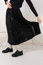 Comme des Garçons 1980s long skirt – back view | Recente Studio