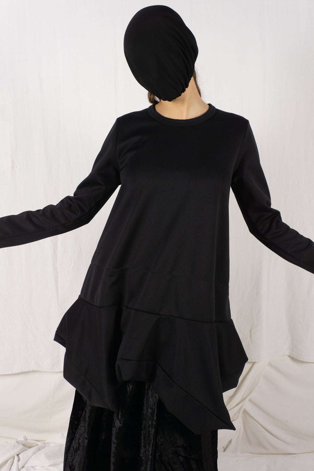 Comme des Garçons S/S 2021 asymmetric shirt – front view | Recente Studio