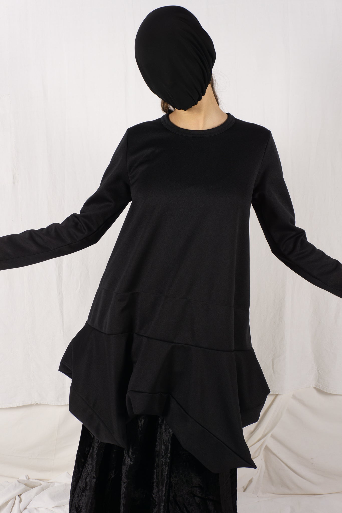 Comme des Garçons S/S 2021 asymmetric shirt – front view | Recente Studio
