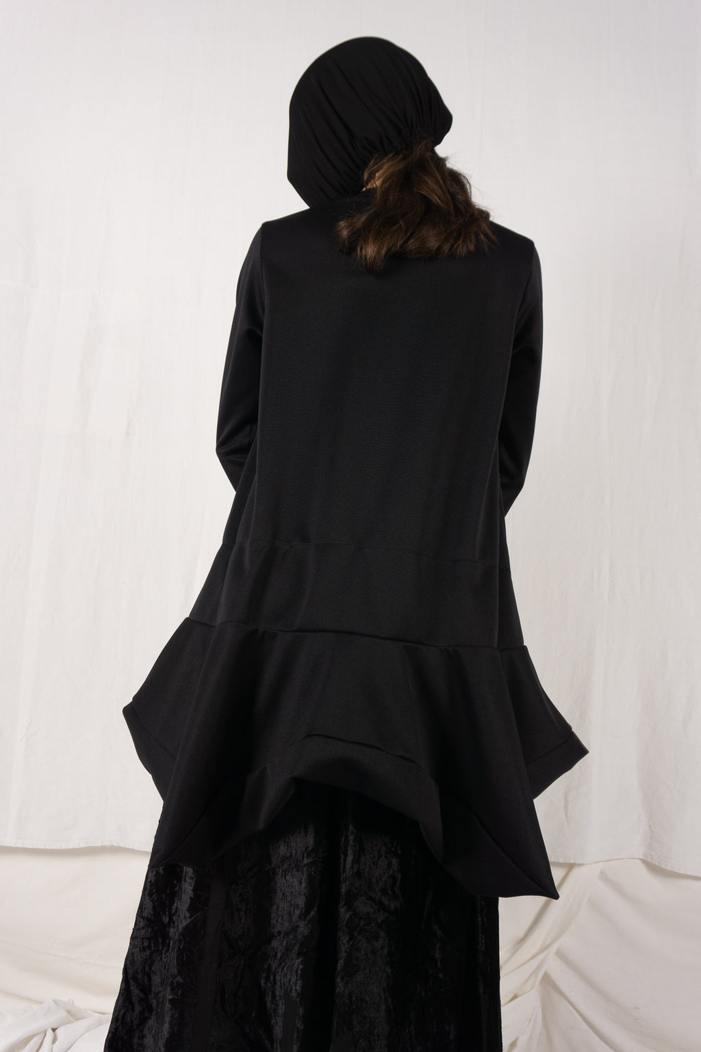 Comme des Garçons SS21 asymmetric shirt – back view | Recente Studio