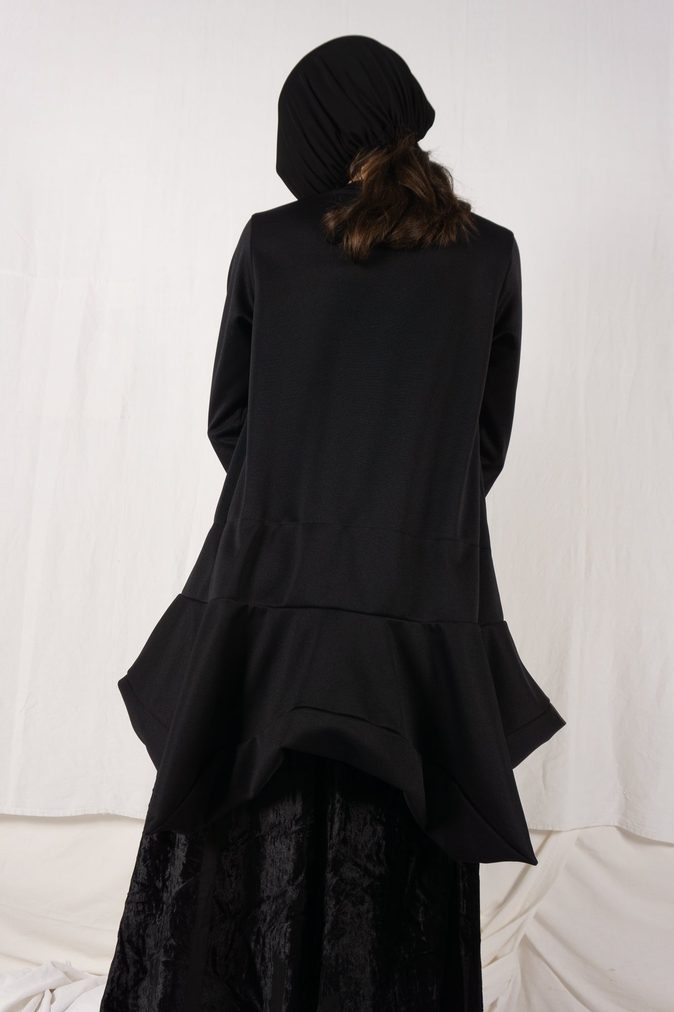 Comme des Garçons SS21 asymmetric shirt – back view | Recente Studio