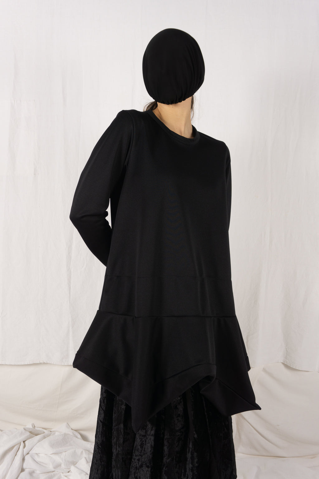 Comme des Garçons S/S 2021 asymmetric shirt – side view | Recente Studio