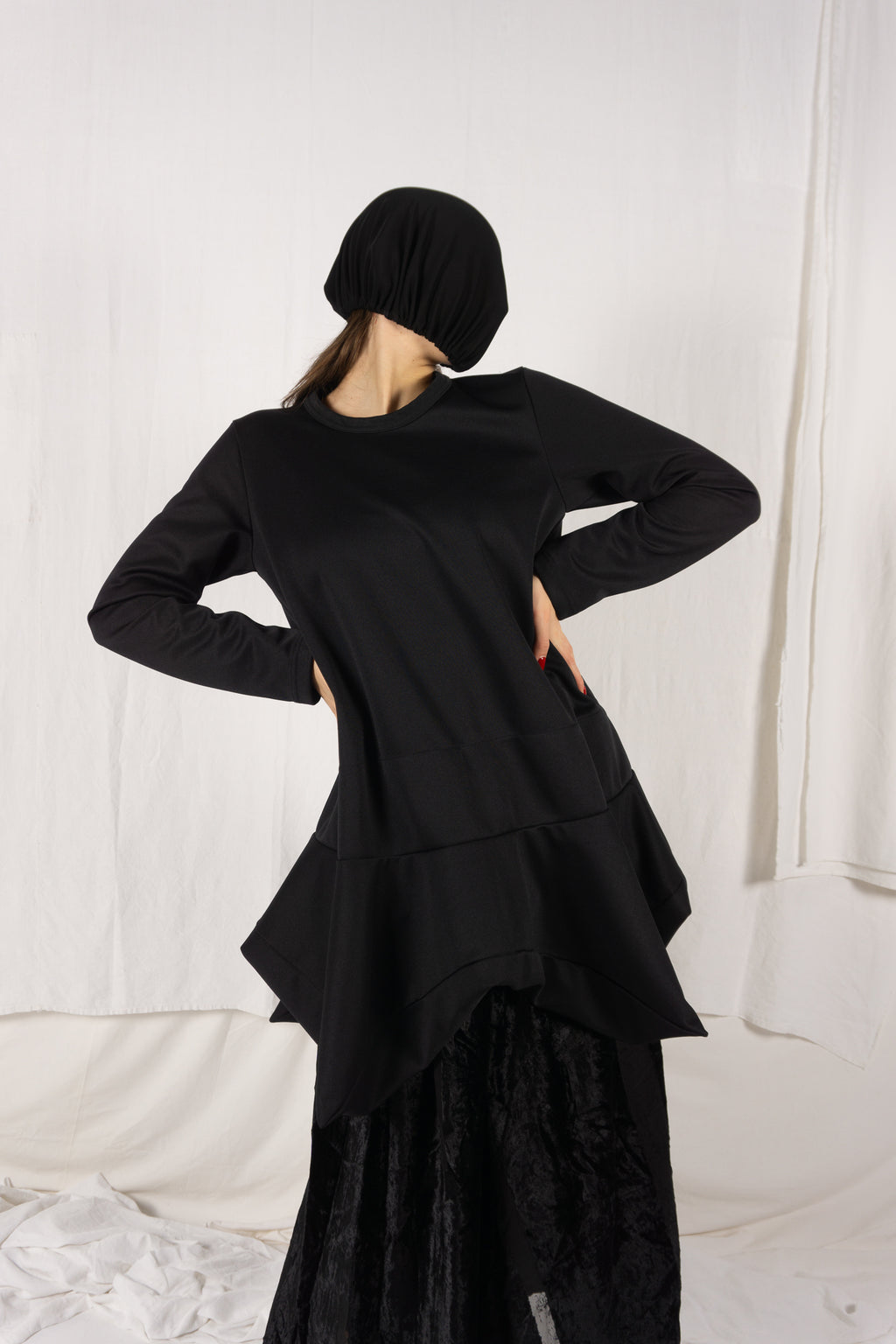Comme des Garçons SS21 asymmetric shirt – label detail | Recente Studio
