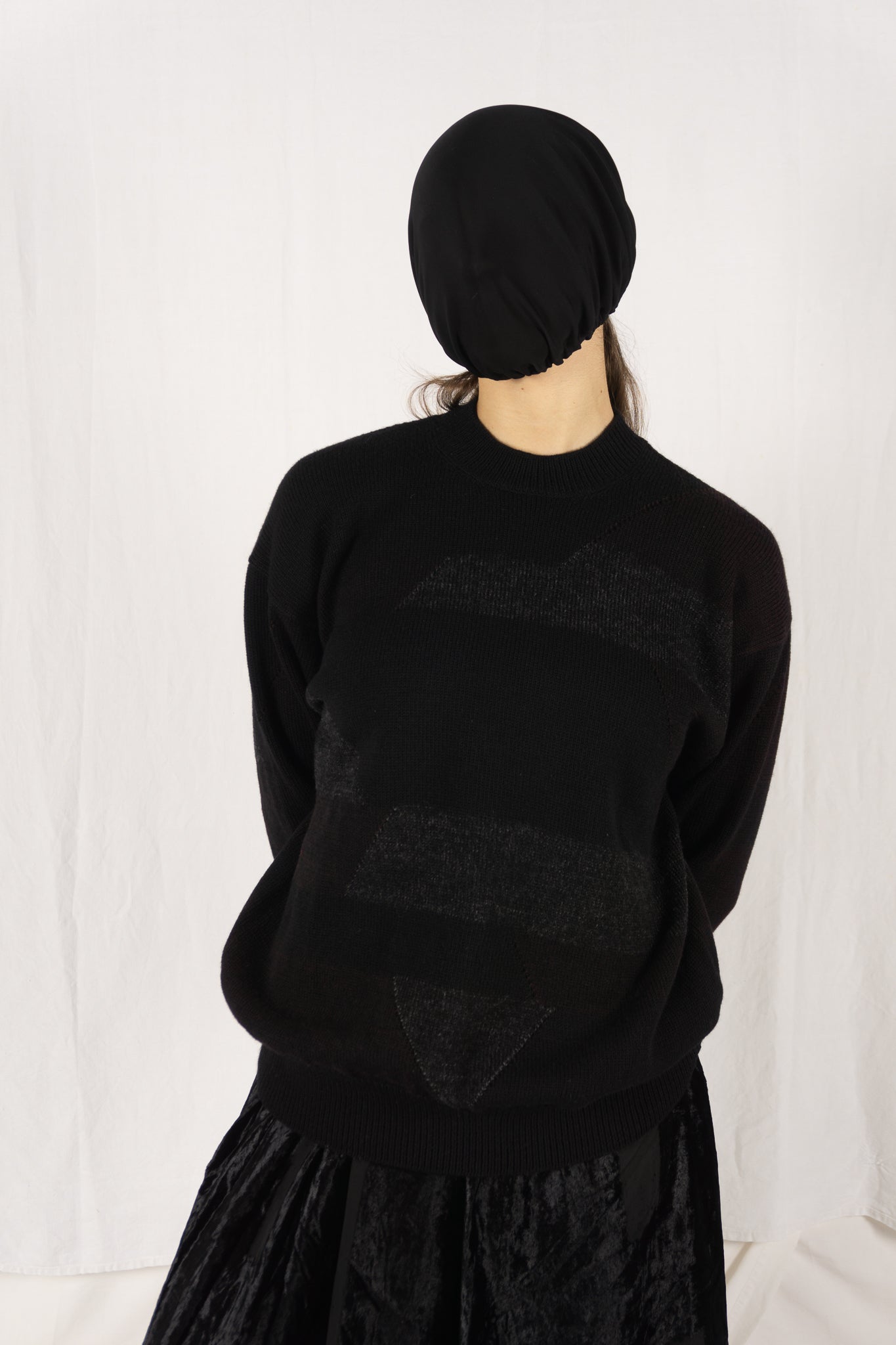 Y's Yohji Yamamoto 1990s sweater – front view | Recente Studio