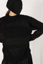 Y's Yohji Yamamoto 1990s sweater – back view | Recente Studio